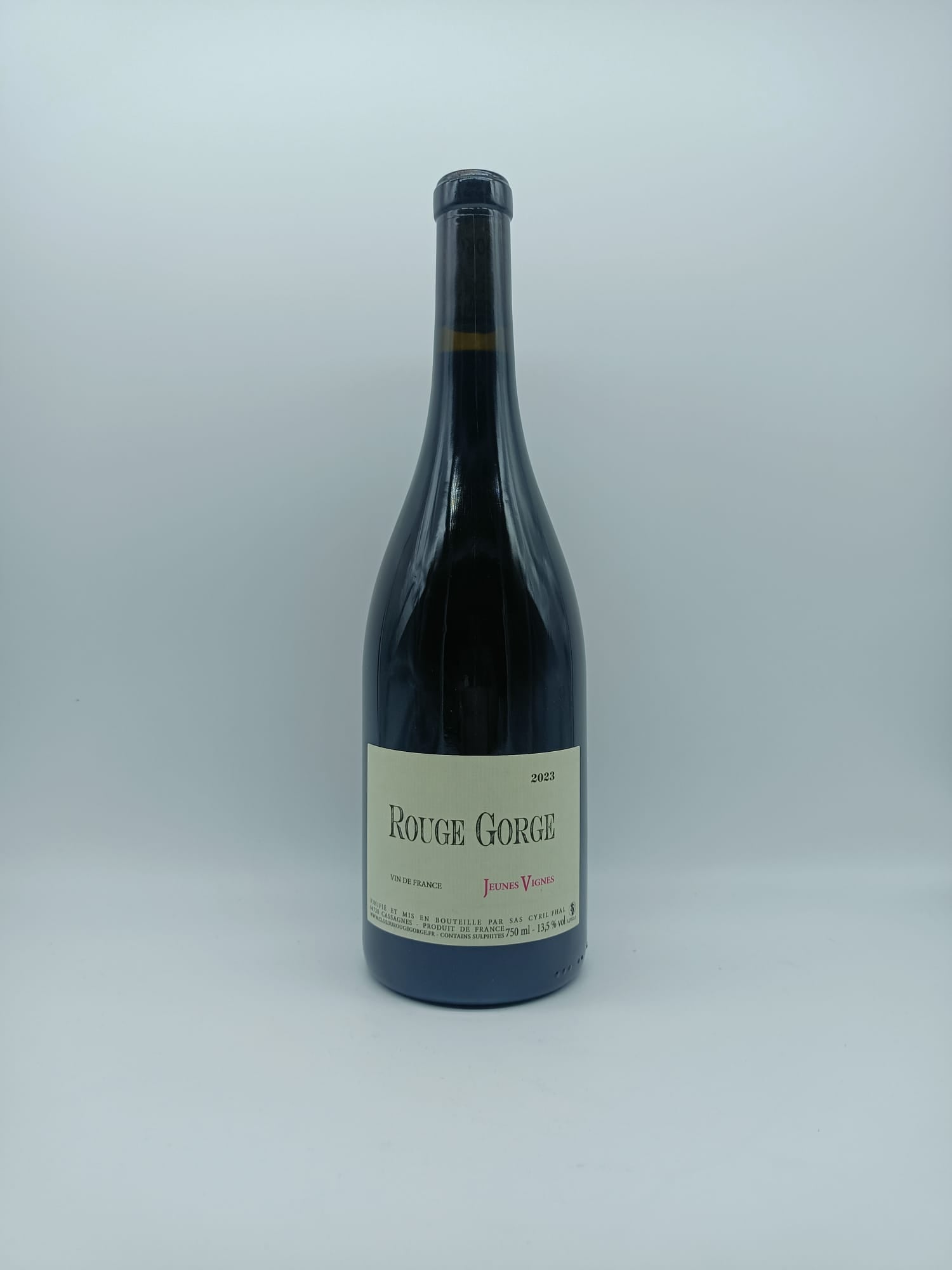 Jeunes Vignes Rouge 2023 - Clos Du Rouge Gorge