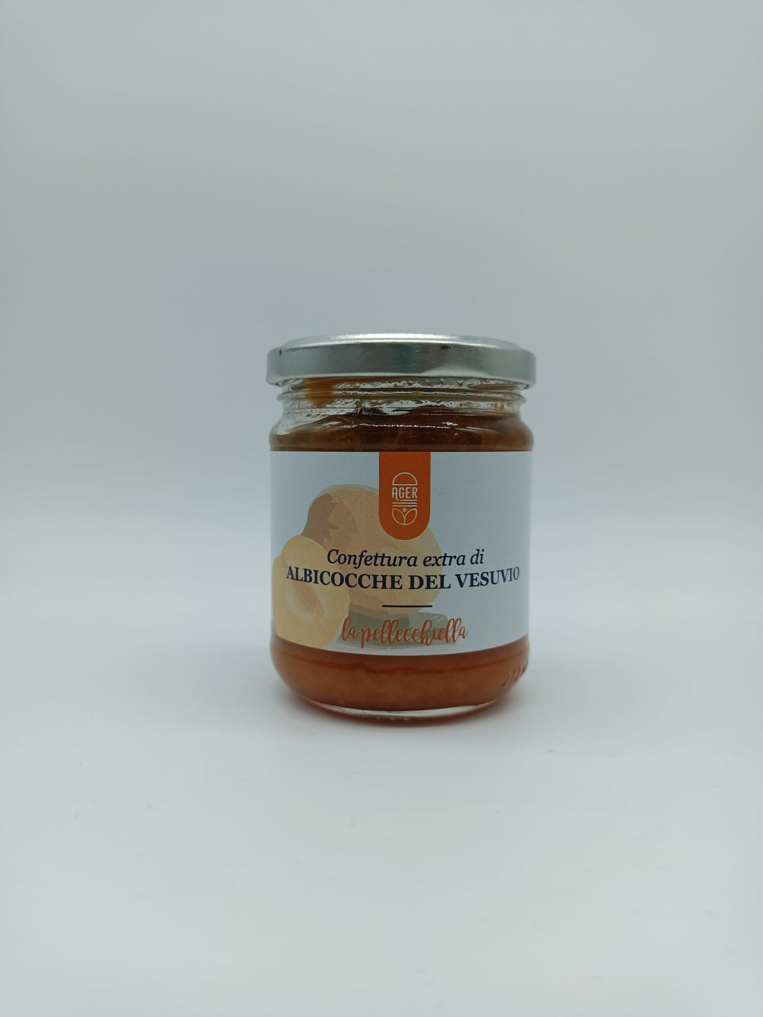 Confettura Extra di Albicocche del Vesuvio "Pellecchiella" 200 g - Azienda Agricola Ager