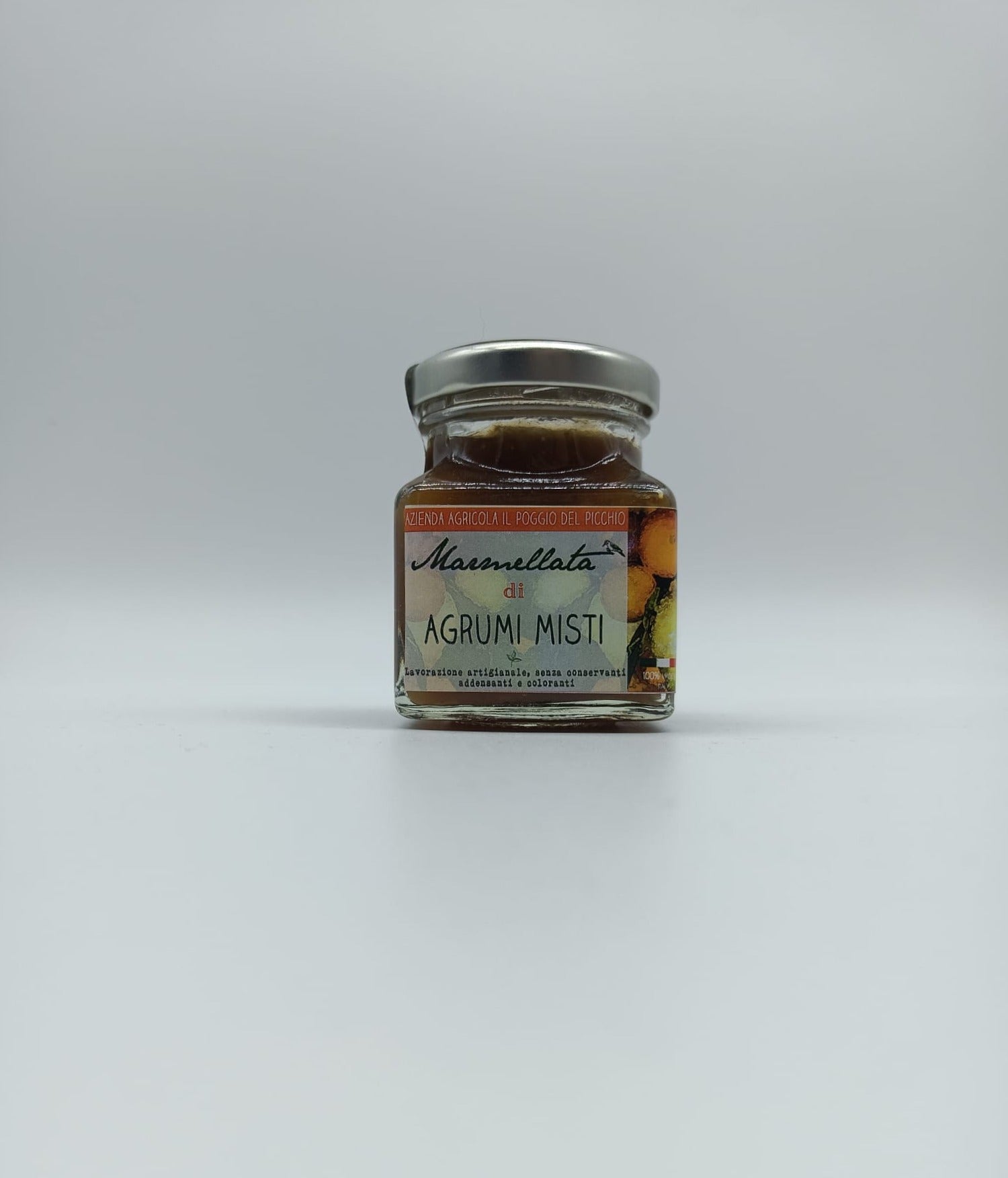Marmellata artigianale Agrumi misti 110 g - Azienda Agricola Poggio del Picchio