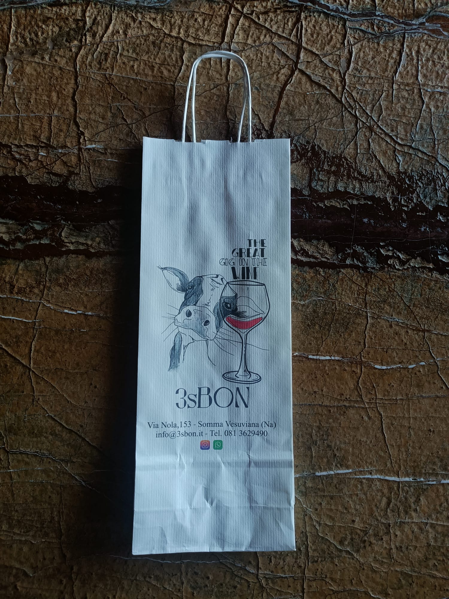 Busta singola bottiglia