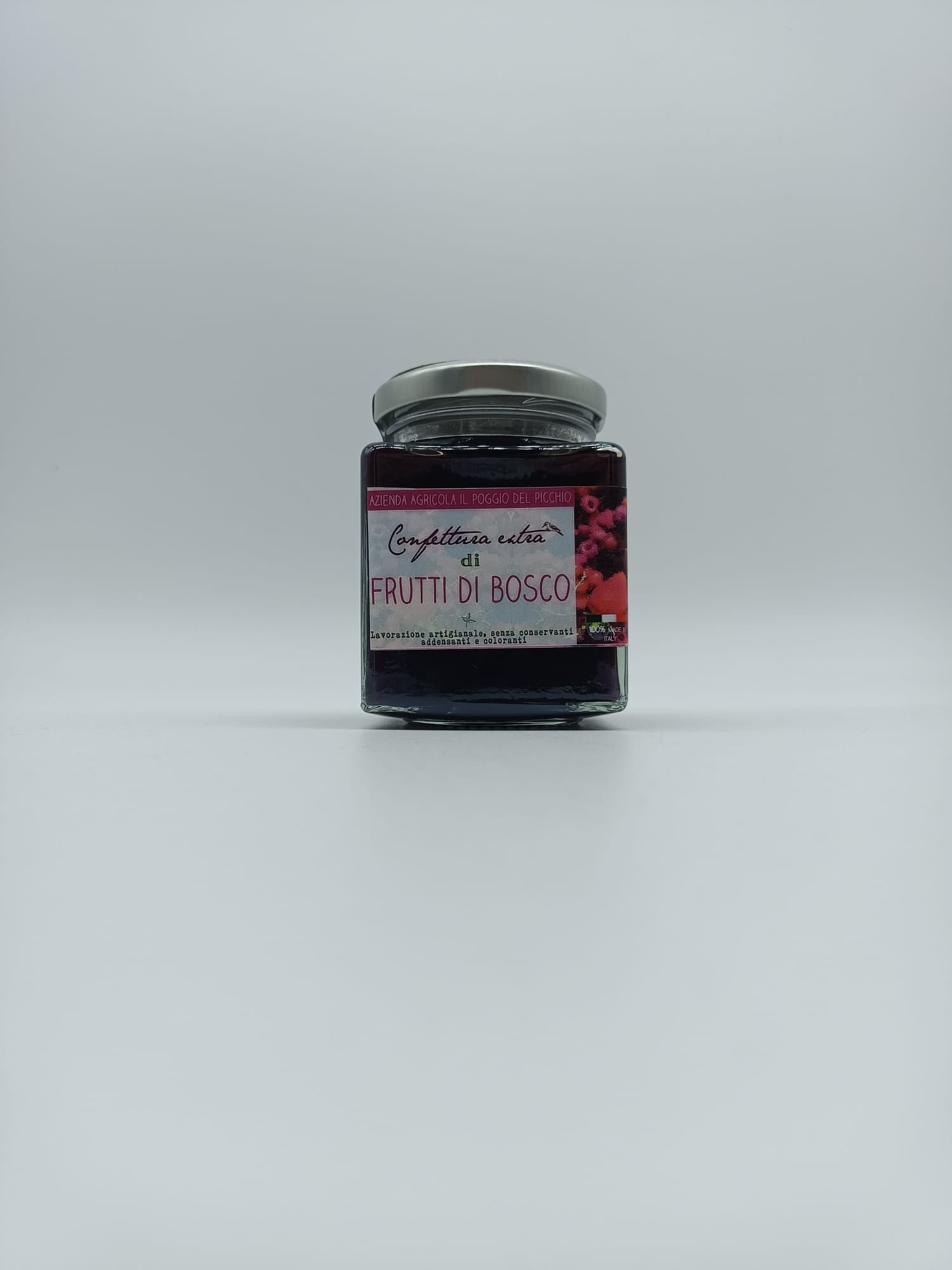 Confettura artigianale extra di frutti di bosco 220 g - Azienda Agricola Poggio del Picchio